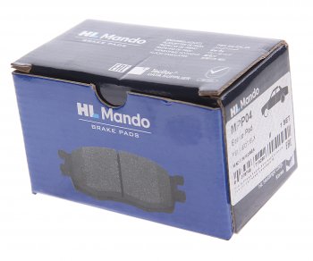 1 789 р. Колодки тормозные PEUGEOT 405 (88-96) VW Golf,Passat (88-) задние (4шт.) MANDO MANDO mpp04 MANDO mpp04  с доставкой в г. Кемерово. Увеличить фотографию 3