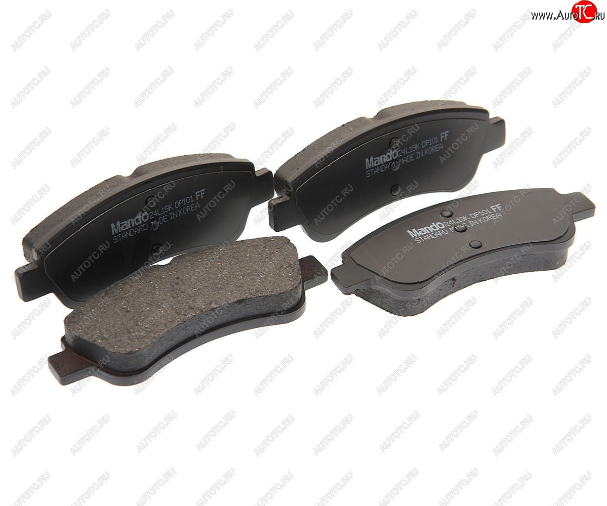 1 189 р. Колодки тормозные PEUGEOT Partner,207,307,1007 CITROEN C4,Berlingo передние (4шт.) MANDO MANDO mpp05 MANDO mpp05  с доставкой в г. Кемерово