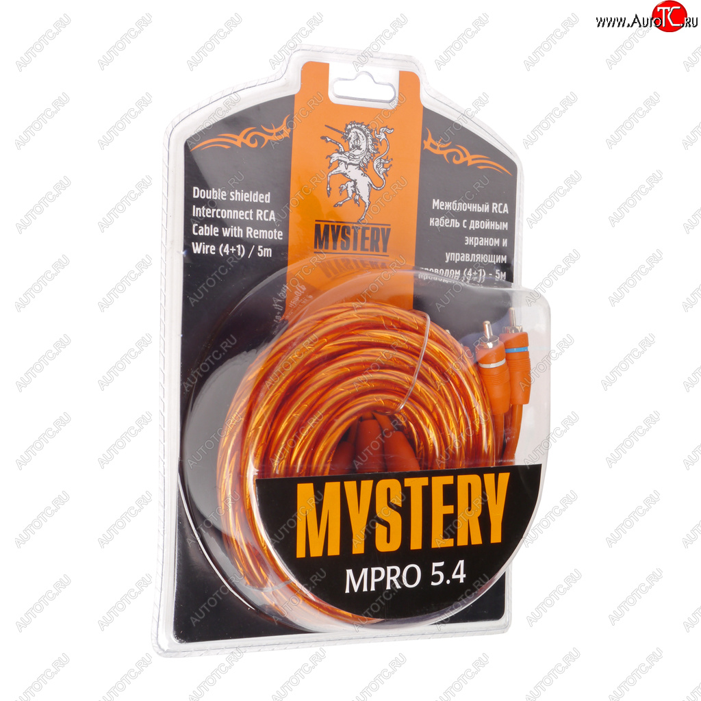 1 089 р. Кабель RCA 4х4 5м MYSTERY MYSTERY mpro 5.4  с доставкой в г. Кемерово