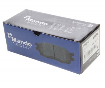 1 659 р. Колодки тормозные NISSAN Pathfinder,Navara (2.5CDI) (R17) передние (4шт.) MANDO MANDO mps08 MANDO mps08  с доставкой в г. Кемерово. Увеличить фотографию 2