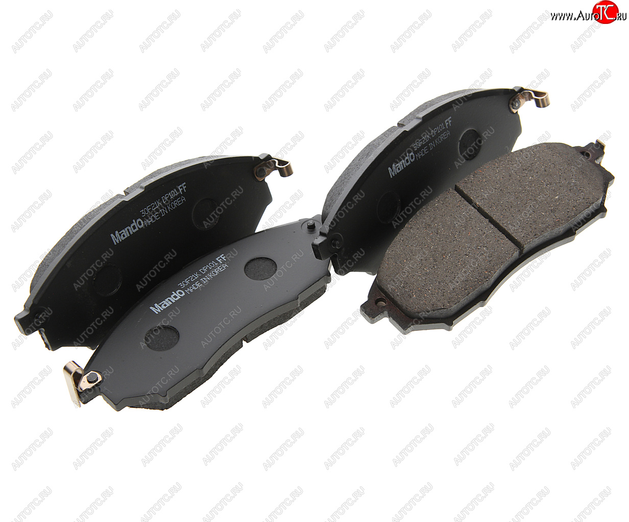 1 659 р. Колодки тормозные NISSAN Pathfinder,Navara (2.5CDI) (R17) передние (4шт.) MANDO MANDO mps08 MANDO mps08  с доставкой в г. Кемерово