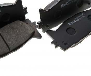 2 579 р. Колодки тормозные TOYOTA Camry (V40) (06-) LEXUS ES350 (06-) передние (4шт.) MANDO MANDO mpt17  с доставкой в г. Кемерово. Увеличить фотографию 2