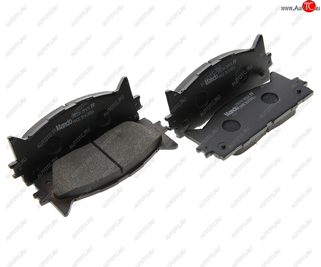 2 579 р. Колодки тормозные TOYOTA Camry (V40) (06-) LEXUS ES350 (06-) передние (4шт.) MANDO MANDO mpt17  с доставкой в г. Кемерово