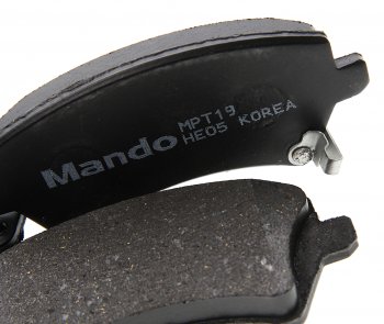 1 299 р. Колодки тормозные TOYOTA Corolla (02-) передние (4шт.) MANDO MANDO mpt19  с доставкой в г. Кемерово. Увеличить фотографию 2