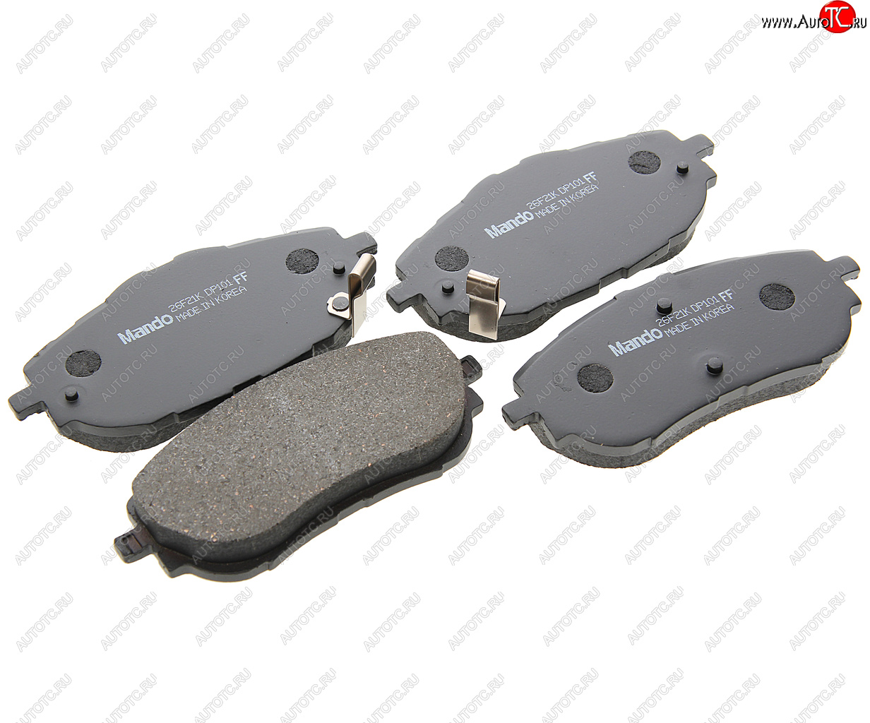 1 369 р. Колодки тормозные TOYOTA Corolla (13-) передние (4шт.) MANDO MANDO mpt34 MANDO mpt34  с доставкой в г. Кемерово