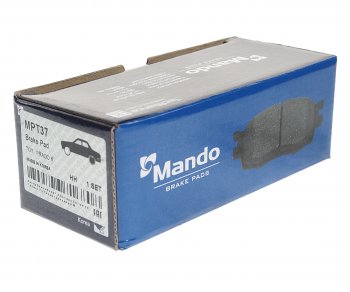 1 159 р. Колодки тормозные TOYOTA Land Cruiser 100 (98-07) LEXUS LX470 (98-07) задние (4шт.) MANDO MANDO mpt37  с доставкой в г. Кемерово. Увеличить фотографию 2
