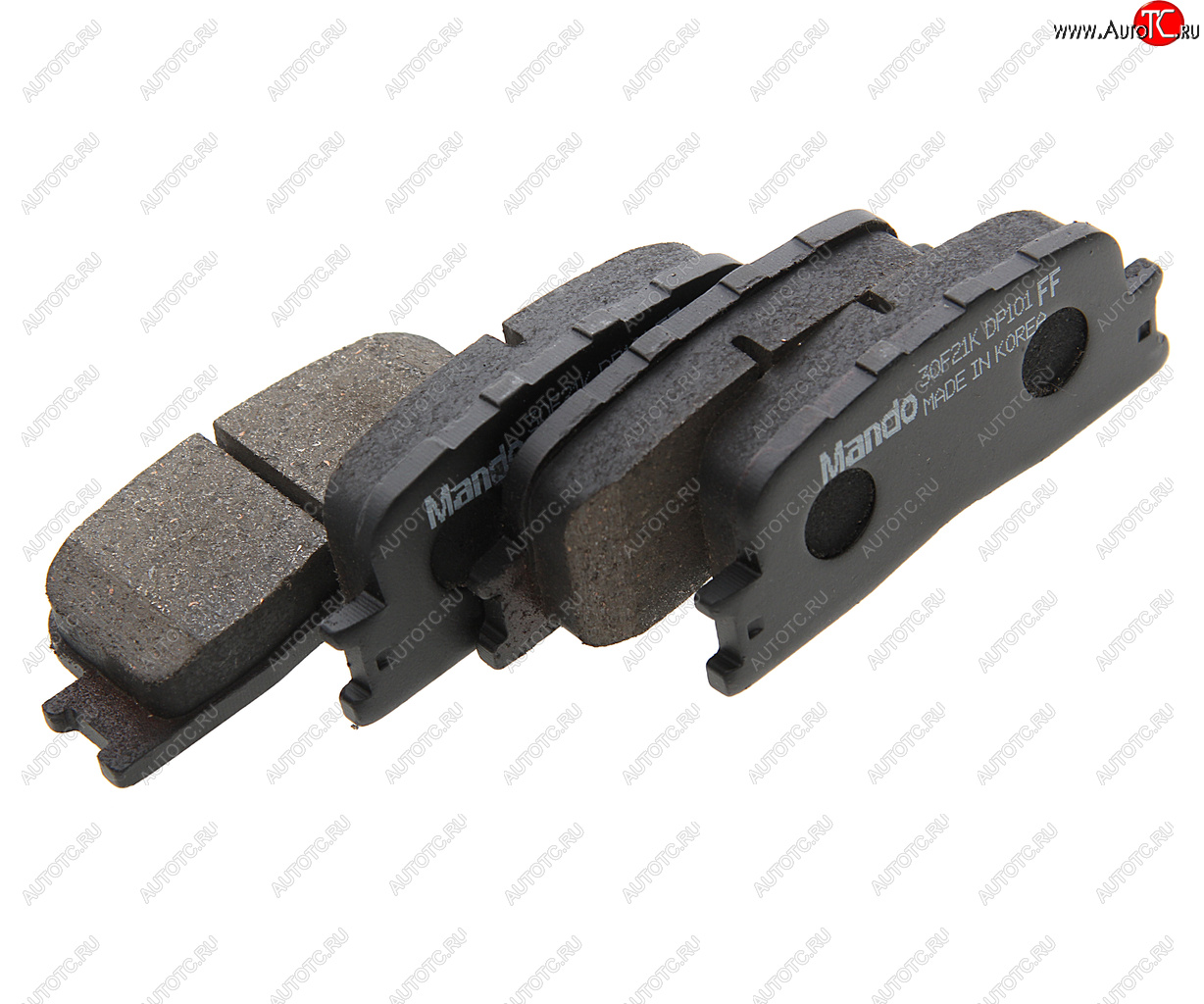 719 р. Колодки тормозные TOYOTA Camry (11.01-) задние (4шт.) MANDO MANDO mpt46 MANDO mpt46  с доставкой в г. Кемерово