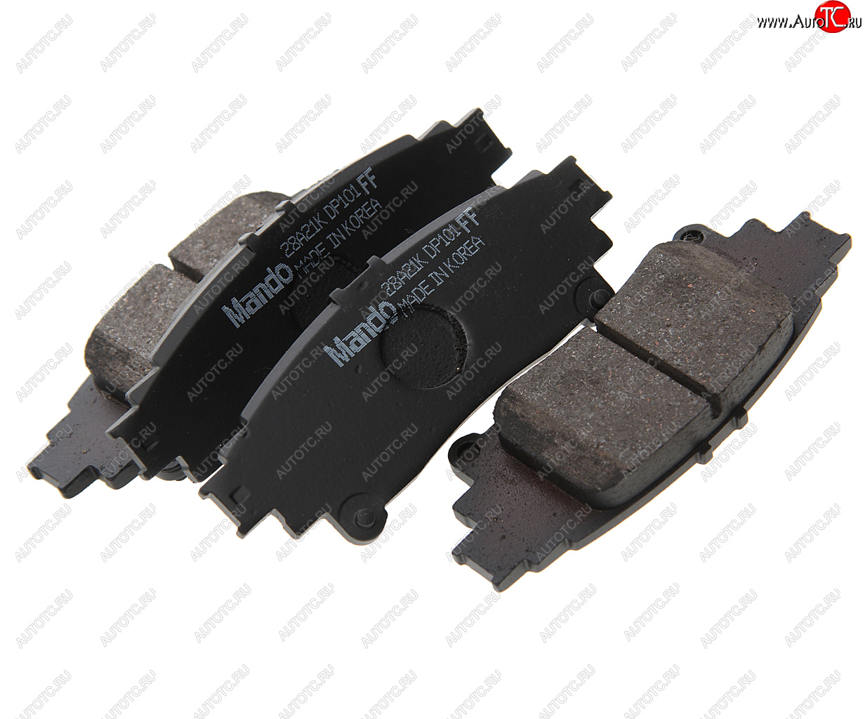 1 099 р. Колодки тормозные TOYOTA Highlander (13-) задние (4шт.) MANDO MANDO mpt47 MANDO mpt47  с доставкой в г. Кемерово