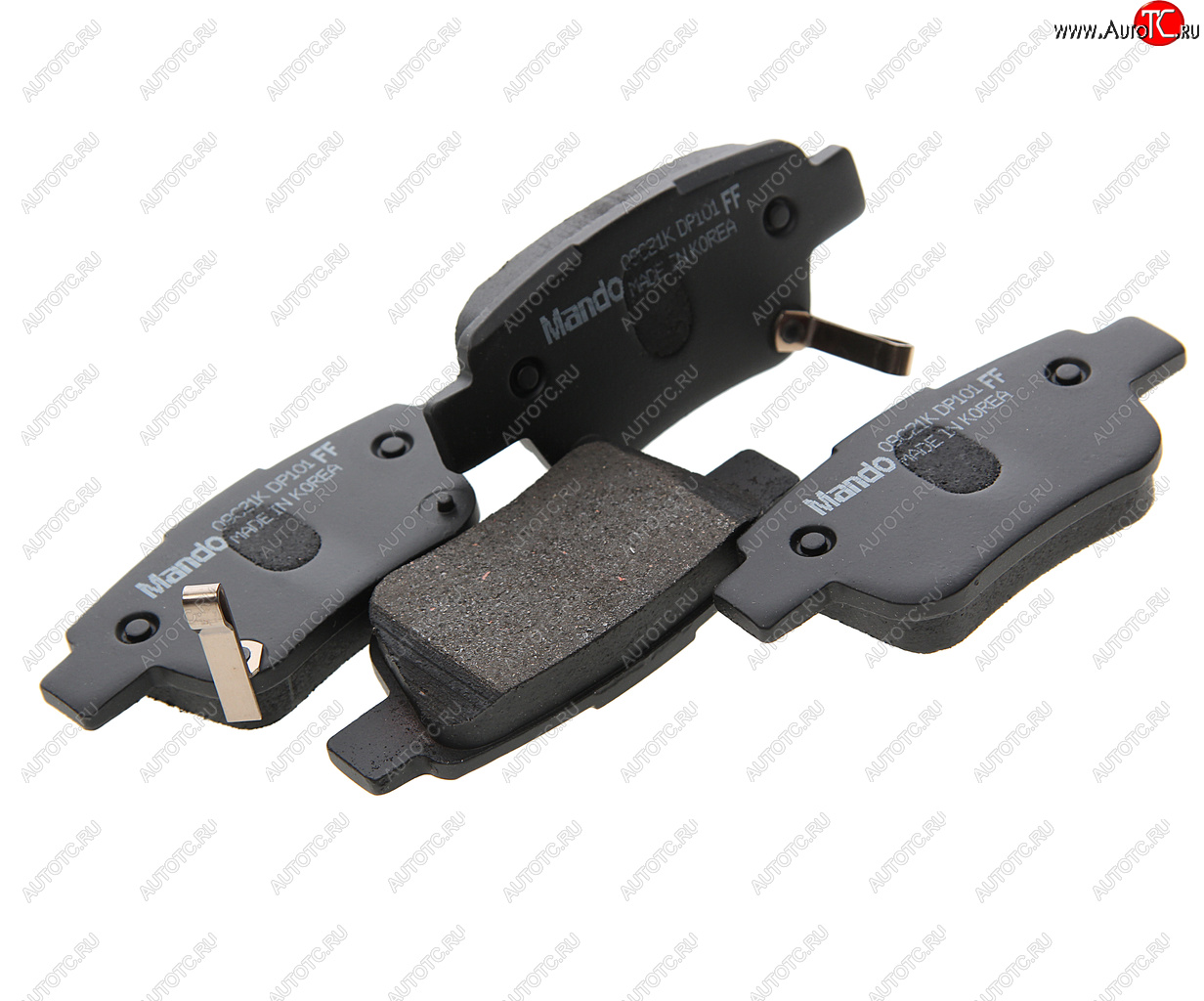 1 169 р. Колодки тормозные TOYOTA Estima (06-),Previa (06-) задние (4шт.) MANDO MANDO mpt54 MANDO mpt54  с доставкой в г. Кемерово