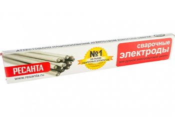 469 р. Электрод сварочный d=2.5мм 1кг РЕСАНТА РЕСАНТА мр-3 71622  с доставкой в г. Кемерово. Увеличить фотографию 4