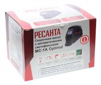 1 899 р. Маска сварщика регулировка затемнения (хамелеон) РЕСАНТА РЕСАНТА мс-1а optimal  с доставкой в г. Кемерово. Увеличить фотографию 5