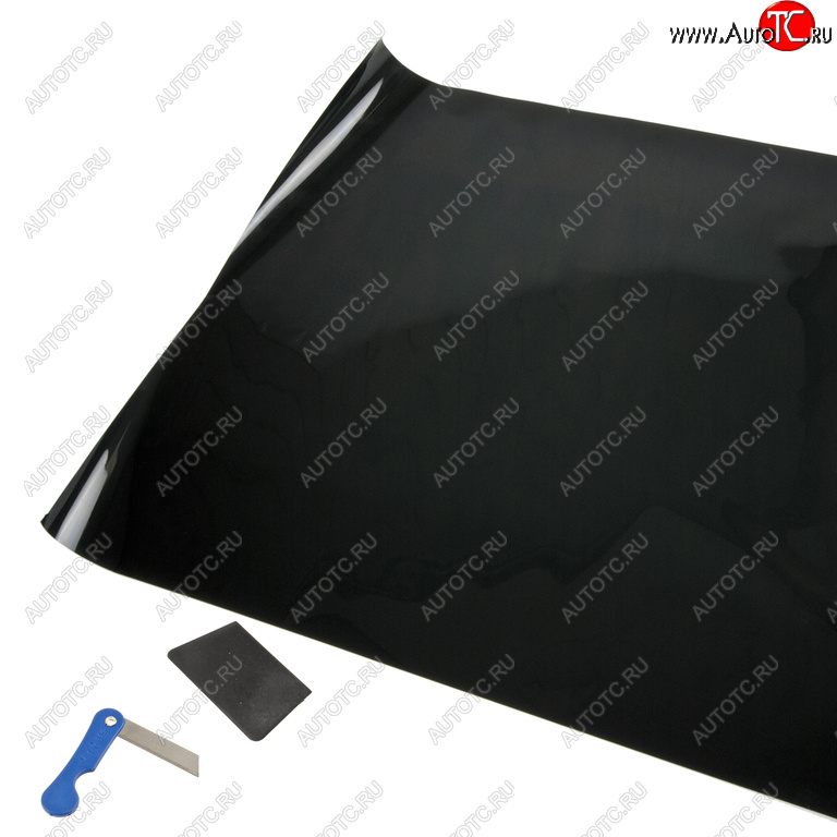 299 р. Пленка тонировочная 2% 0.5х3м Ultra Super Dark Black (блок.УФ-85% ИК-16%) антистатическая MEGAPOWER MEGAPOWER-AUTOMOTIVE m-srcbk-011  с доставкой в г. Кемерово