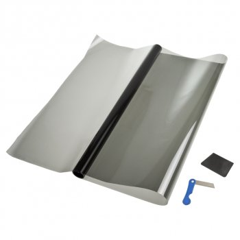 299 р. Пленка тонировочная 38% 0.5х3м Light Black (блокировка УФ-68% ИК-11%) антистатическая MEGAPOWER MEGAPOWER-AUTOMOTIVE m-srcbk-351  с доставкой в г. Кемерово. Увеличить фотографию 1