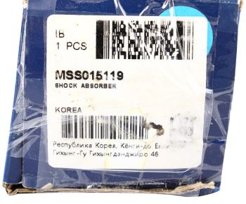 2 669 р. Амортизатор KIA Sportage (94-03) задний левый/правый газовый MANDO MANDO mss015119 MANDO mss015119  с доставкой в г. Кемерово. Увеличить фотографию 4