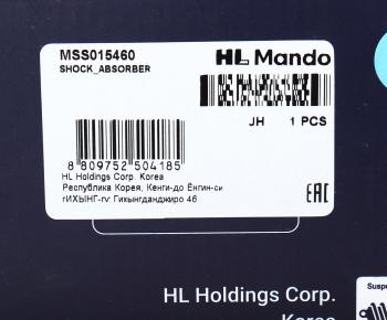 4 999 р. Амортизатор HONDA CR-V (95-02) передний левыйправый газовый MANDO MANDO mss015460  с доставкой в г. Кемерово. Увеличить фотографию 4