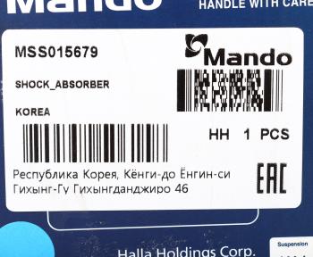 3 599 р. Амортизатор HONDA Accord (92-96) передний правый газовый MANDO MANDO mss015679 MANDO mss015679  с доставкой в г. Кемерово. Увеличить фотографию 3