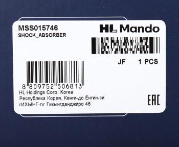 3 679 р. Амортизатор SUZUKI Liana (01-08) передний правый газовый MANDO MANDO mss015746  с доставкой в г. Кемерово. Увеличить фотографию 4