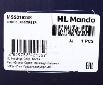 11 549 р. Амортизатор HONDA CR-V (05-) передний левый газовый MANDO MANDO mss016248 MANDO mss016248  с доставкой в г. Кемерово. Увеличить фотографию 3