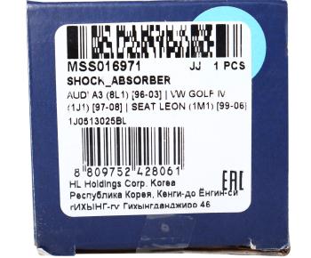 3 789 р. Амортизатор VW Golf 4,Jetta 4 задний левый/правый газовый MANDO MANDO mss016971 MANDO mss016971  с доставкой в г. Кемерово. Увеличить фотографию 4