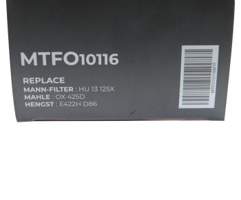 499 р. Фильтр масляный MAN TGA,TGS,TGX MTF MTF mtfo10116  с доставкой в г. Кемерово. Увеличить фотографию 5