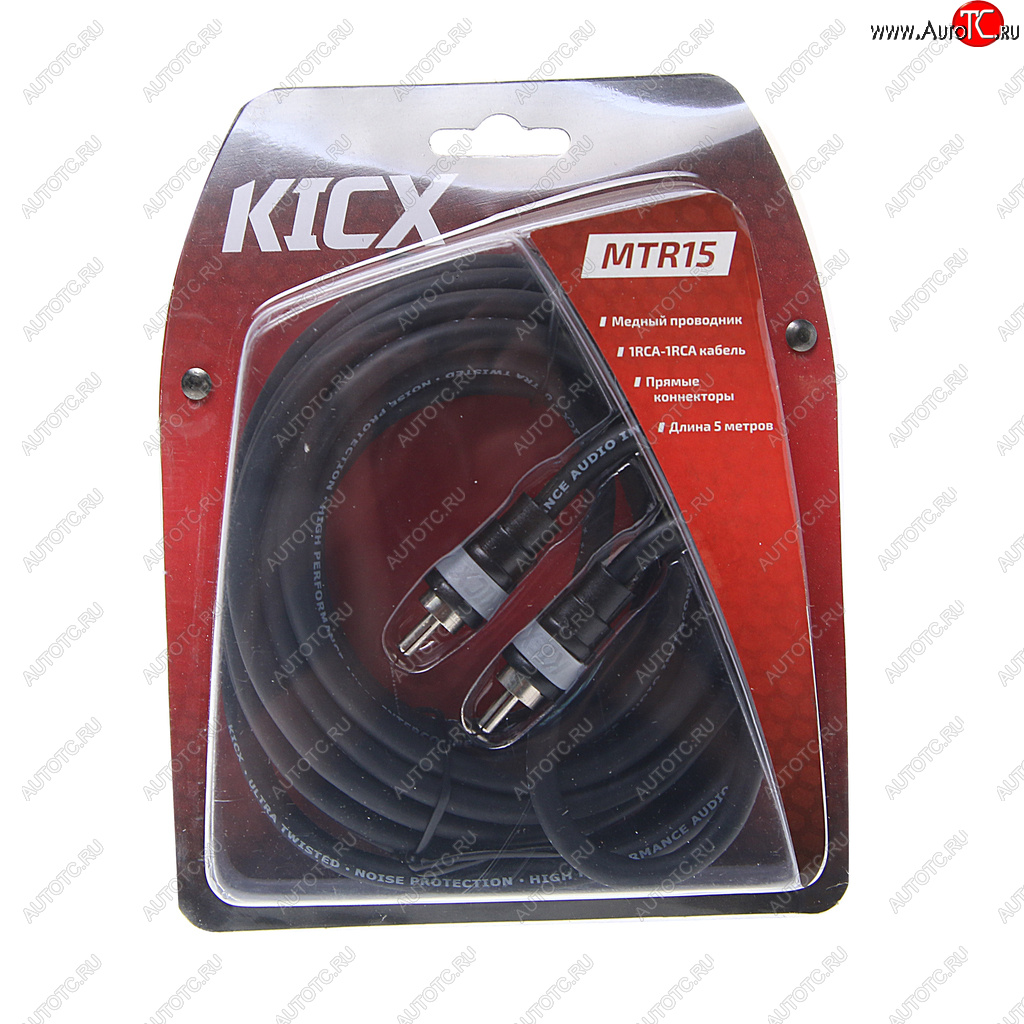 599 р. Кабель RCA 1х1 5м KICX KICX mtr 15  с доставкой в г. Кемерово