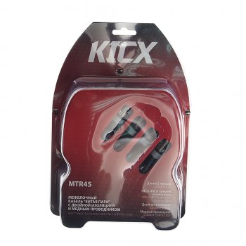 1 769 р. Кабель RCA 4х4 5м KICX KICX mtr 45  с доставкой в г. Кемерово. Увеличить фотографию 1