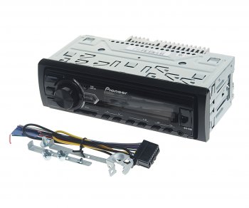 7 449 р. Магнитола автомобильная 1DIN PIONEER PIONEER mvh-85ub  с доставкой в г. Кемерово. Увеличить фотографию 1