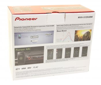 8 799 р. Магнитола автомобильная 1DIN PIONEER PIONEER mvh-s120ubw PIONEER mvh-s120ubw  с доставкой в г. Кемерово. Увеличить фотографию 4