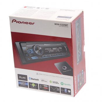 12 249 р. Магнитола автомобильная 1DIN PIONEER PIONEER mvh-s325bt  с доставкой в г. Кемерово. Увеличить фотографию 5