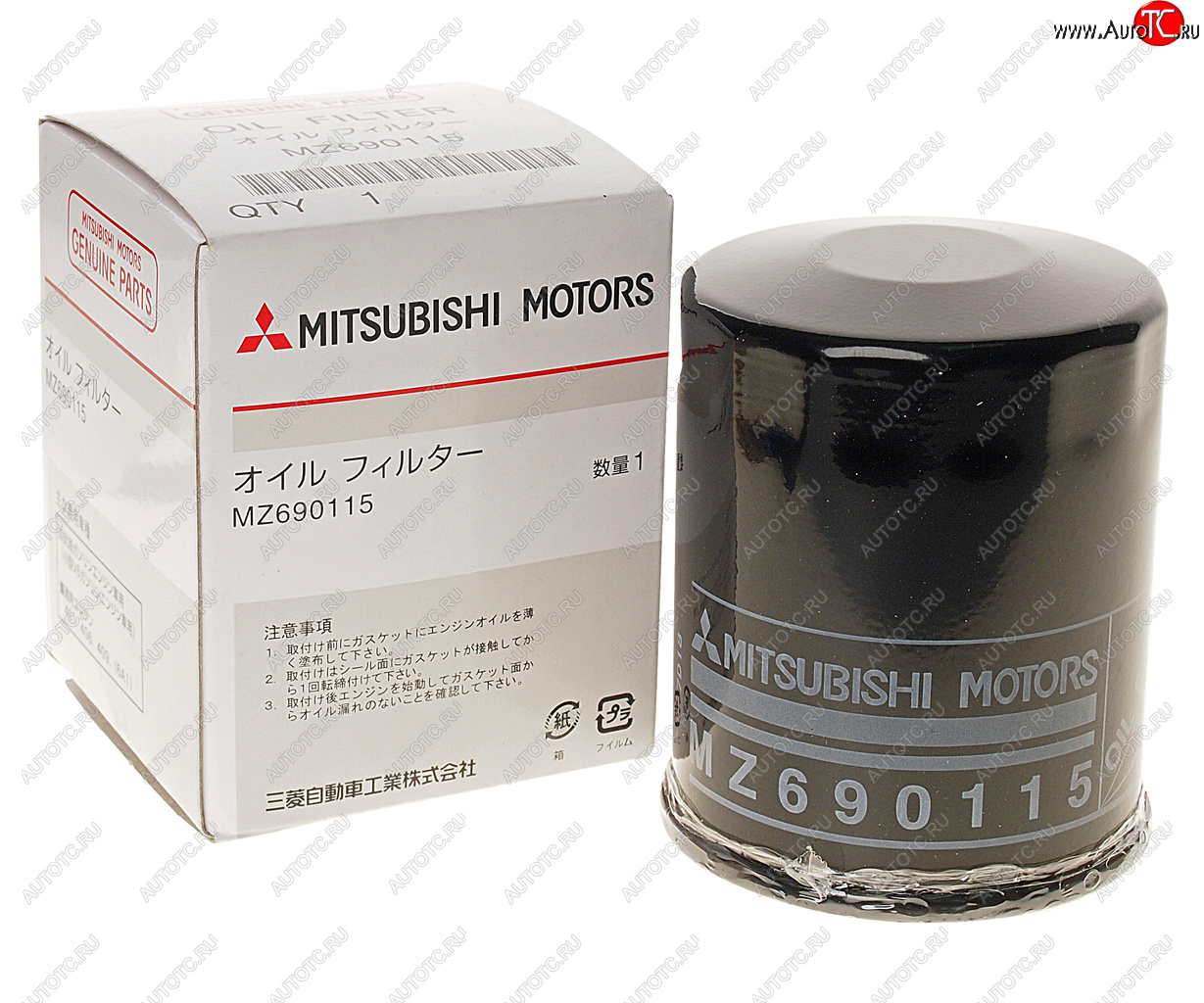 1 229 р. Фильтр масляный MITSUBISHI OE MITSUBISHI mz690115  с доставкой в г. Кемерово