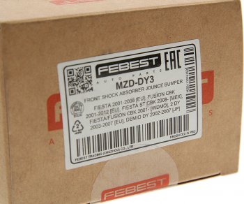 559 р. Отбойник амортизатора MAZDA 2 (03-07) переднего (1шт.) FEBEST FEBEST mzd-dy3  с доставкой в г. Кемерово. Увеличить фотографию 3