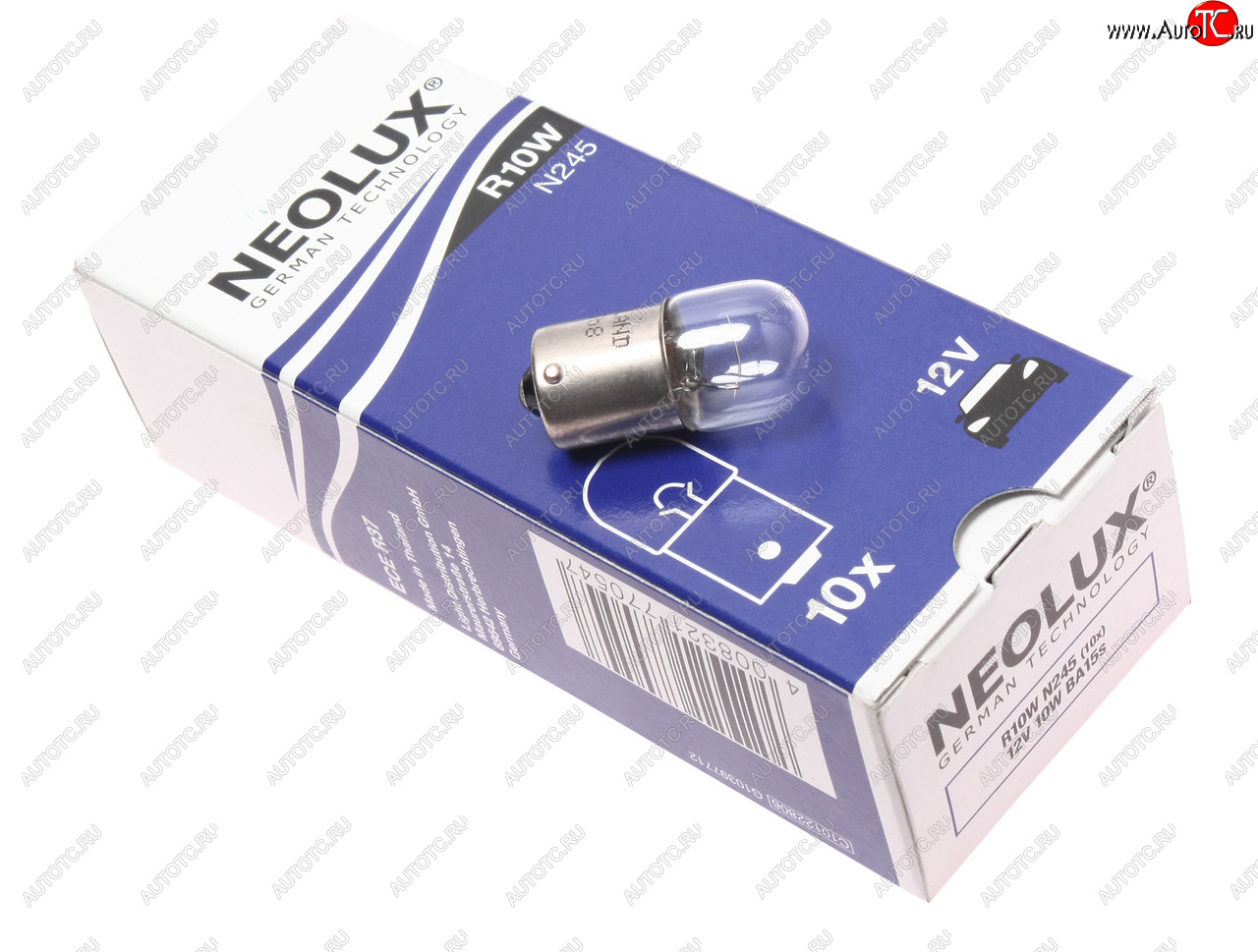 40 р. Лампа 12V R10W BA15s 125лм Standard NEOLUX NEOLUX n245  с доставкой в г. Кемерово
