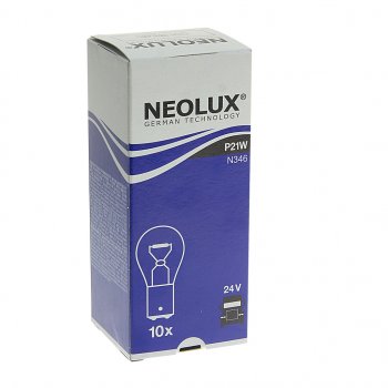 106 р. Лампа 24V P21W BA15d Standard NEOLUX NEOLUX n346  с доставкой в г. Кемерово. Увеличить фотографию 2