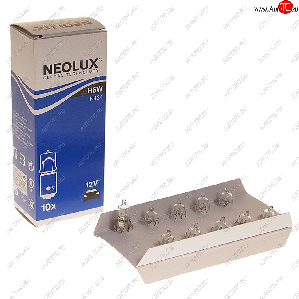 265 р. Лампа 12V H6W BAX9s 125лм Standard NEOLUX NEOLUX n434  с доставкой в г. Кемерово