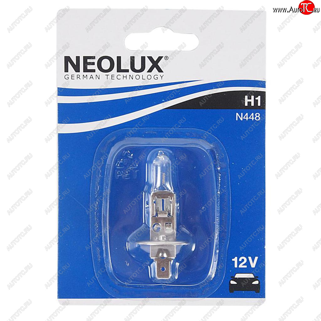 187 р. Лампа 12V H1 55W P14.5s 3200K 1550лм блистер (1шт.) Standard NEOLUX NEOLUX n448-01b  с доставкой в г. Кемерово
