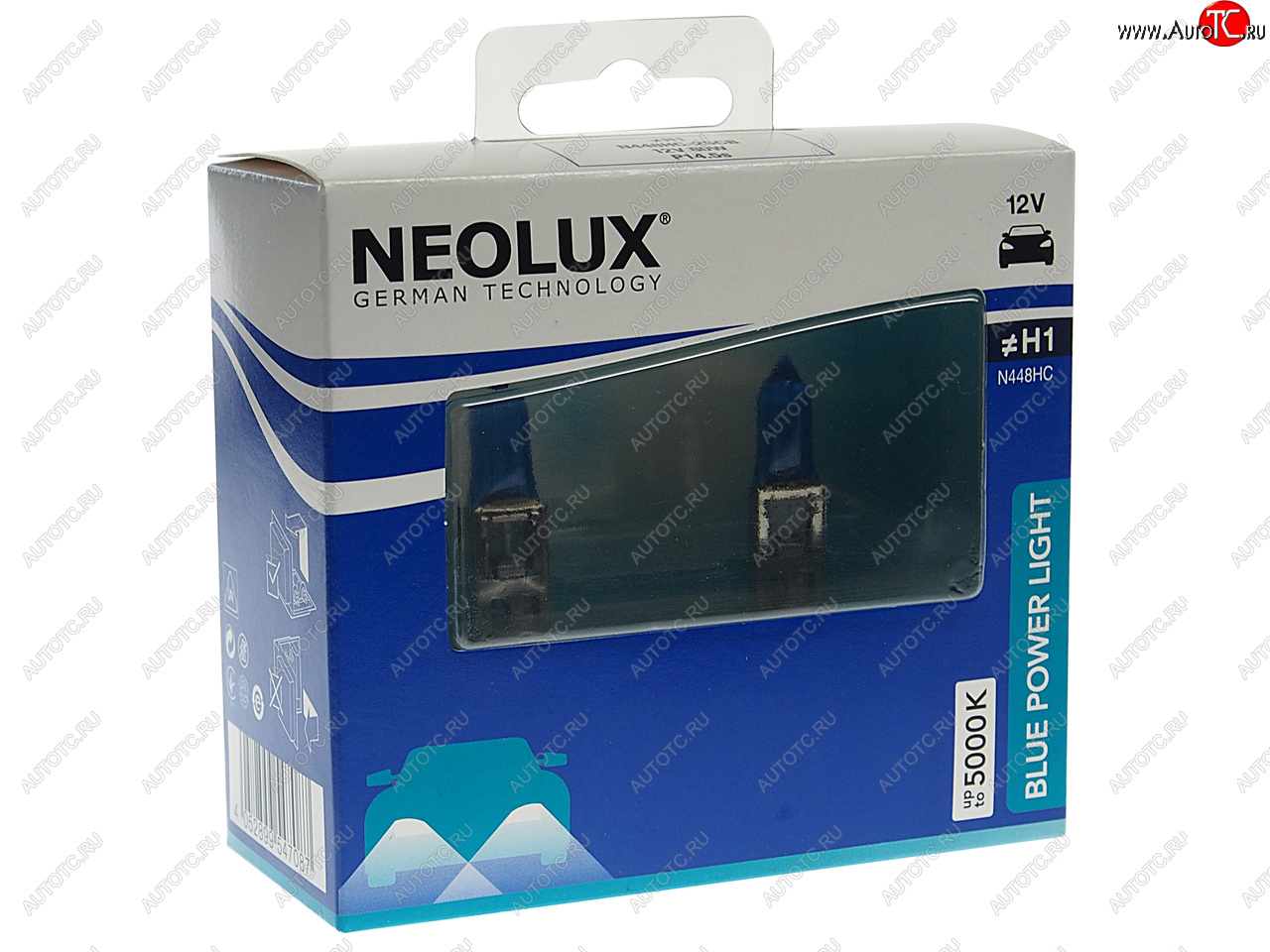 829 р. Лампа 12V H1 80W P14.5s 5000К 1550лм бокс (2шт.) Blue Power Light NEOLUX NEOLUX n448hc-2scb NEOLUX n448hc-2scb  с доставкой в г. Кемерово