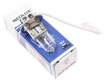 136 р. Лампа 12V H3 55W PK22s 3200K 1450лм Standard NEOLUX NEOLUX n453  с доставкой в г. Кемерово. Увеличить фотографию 1