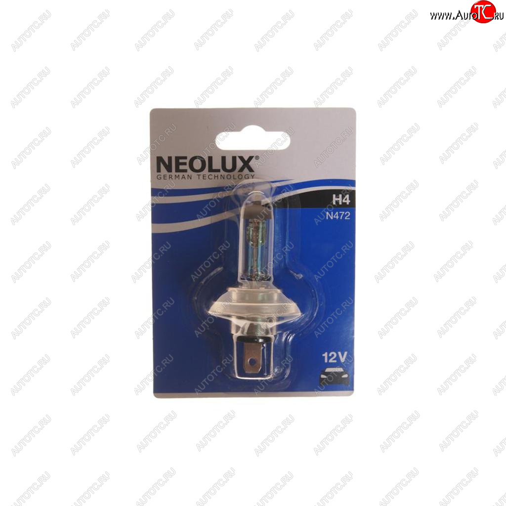 299 р. Лампа 12V H4 6055W P43t 16501000лм блистер (1шт.) Standard NEOLUX NEOLUX n472-01b  с доставкой в г. Кемерово