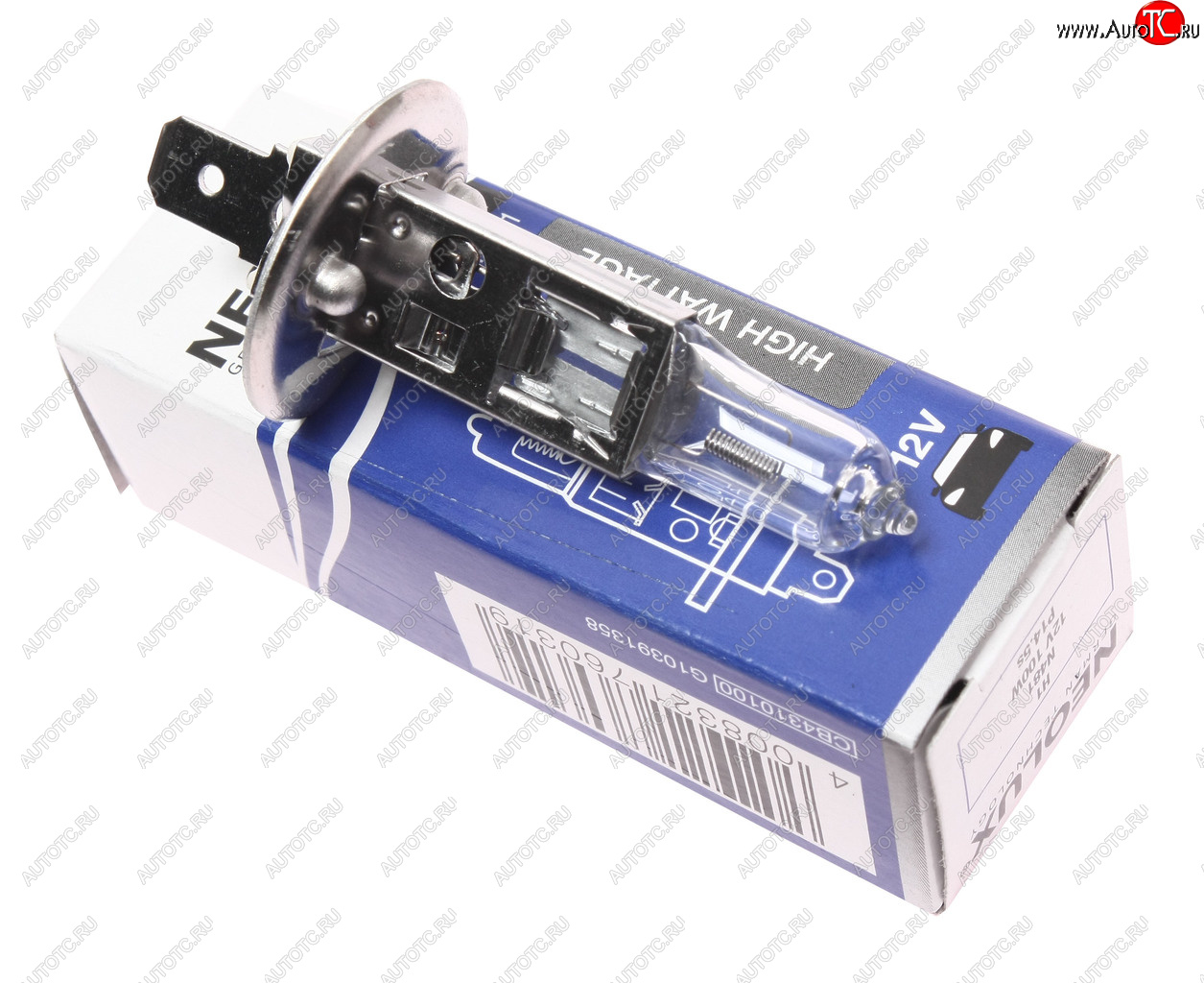 159 р. Лампа 12V H1 100W P14.5s 3200K 2600лм Power Light NEOLUX NEOLUX n481  с доставкой в г. Кемерово