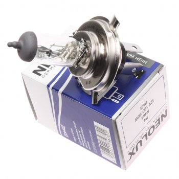 209 р. Лампа 12V H4 10080W P43t 3200K 29001500лм Power Light NEOLUX NEOLUX n484  с доставкой в г. Кемерово. Увеличить фотографию 1