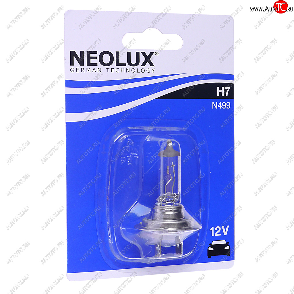 281 р. Лампа 12V H7 55W PX26d 1500лм блистер (1шт.) Standard NEOLUX NEOLUX n499-01b  с доставкой в г. Кемерово