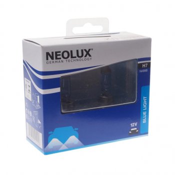 1 179 р. Лампа 12V H7 55W PX26d 1500лм бокс (2шт.) Blue Light NEOLUX NEOLUX n499b-2scb  с доставкой в г. Кемерово. Увеличить фотографию 1