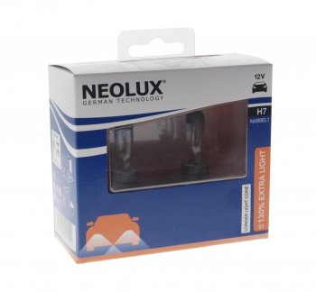1 259 р. Лампа 12V H7 55W PX26d +130% 1500лм бокс (2шт.) Extra Light NEOLUX NEOLUX n499el1-2scb  с доставкой в г. Кемерово. Увеличить фотографию 1