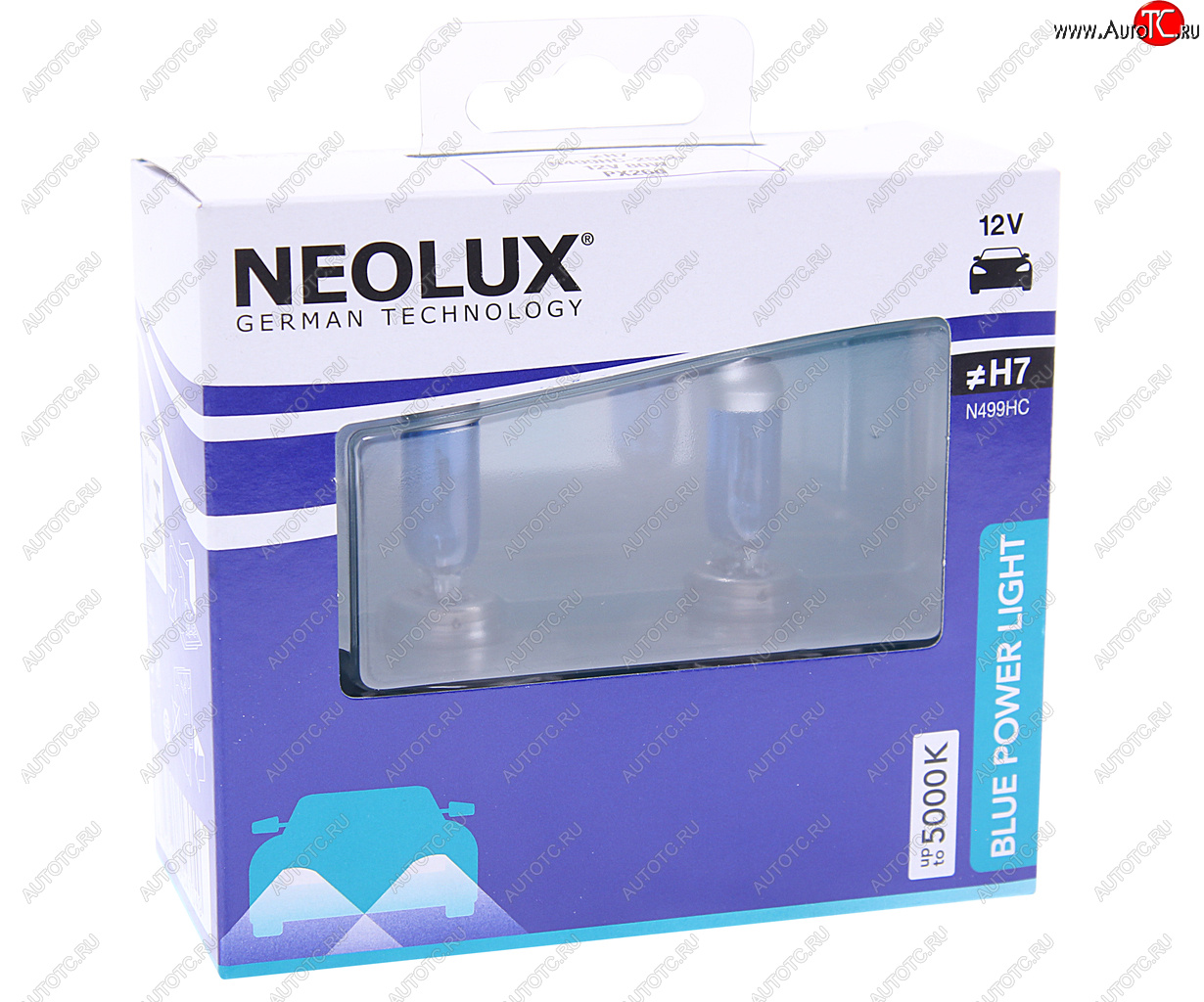 1 599 р. Лампа 12V H7 80W PX26d 5000K 1500лм бокс (2шт.) Blue Power Light NEOLUX NEOLUX n499hc-2scb  с доставкой в г. Кемерово