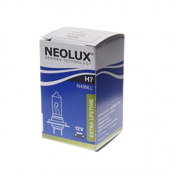 389 р. Лампа 12V H7 55W PX26d 1500лм Extra Lifetime NEOLUX NEOLUX n499ll  с доставкой в г. Кемерово. Увеличить фотографию 2