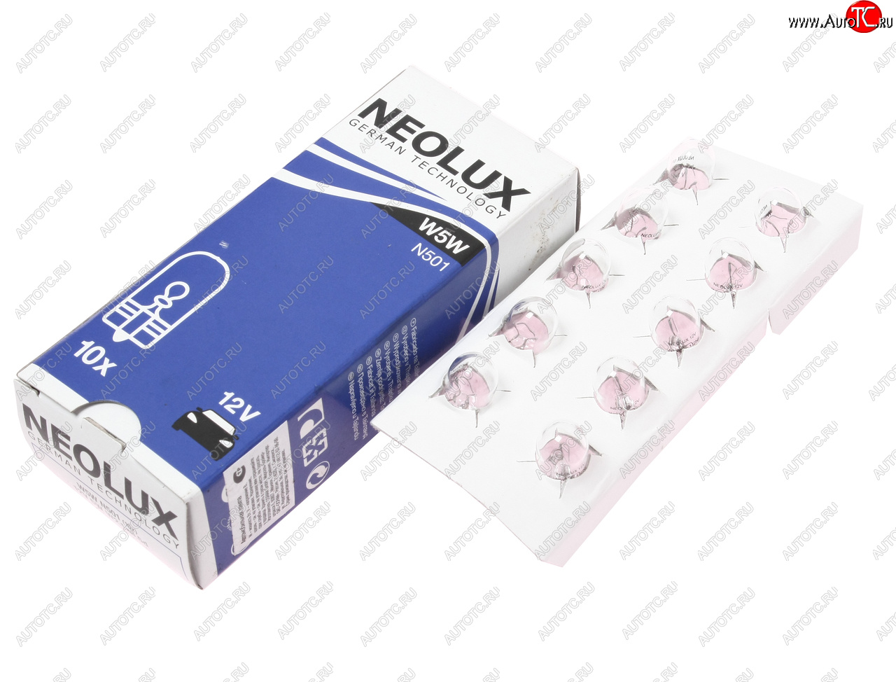 28 р. Лампа 12V W5W T10W W2.1x9.5d Standard NEOLUX NEOLUX n501  с доставкой в г. Кемерово