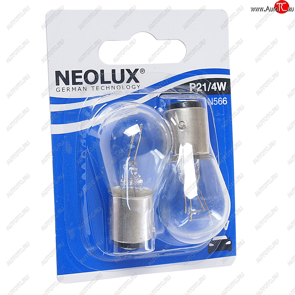 213 р. Лампа 12V P214W BAZ15d 44015лм блистер (2шт.) Standard NEOLUX NEOLUX n566-02b  с доставкой в г. Кемерово