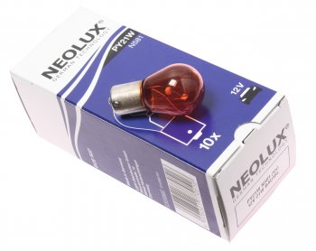 95 р. Лампа 12V PY21W BAU15s 280лм Standard NEOLUX NEOLUX n581  с доставкой в г. Кемерово. Увеличить фотографию 1