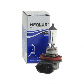 599 р. Лампа 12V H11 55W PGJ19-2 3200K 1350лм Standard NEOLUX NEOLUX n711  с доставкой в г. Кемерово. Увеличить фотографию 1