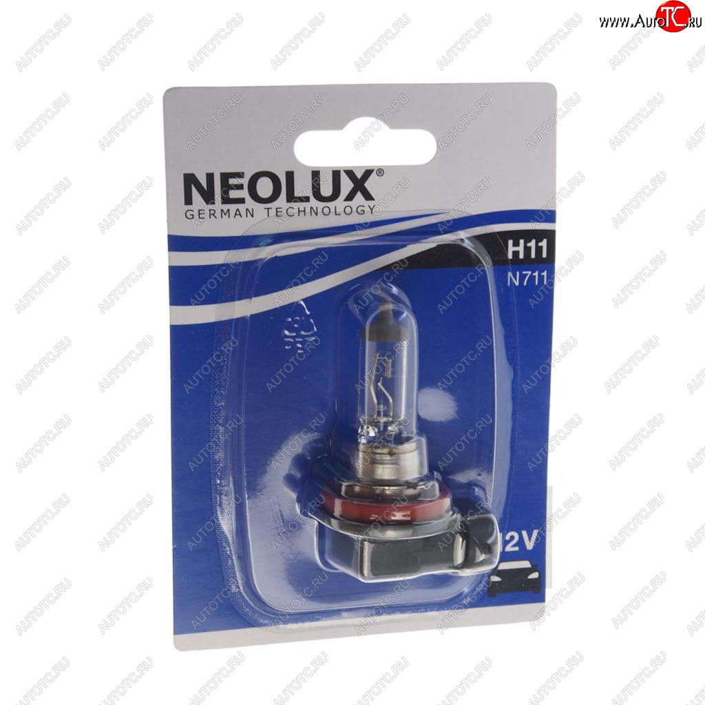 639 р. Лампа 12V H11 55W PGJ19-2 3200K 1350лм блистер (1шт.) Standard NEOLUX NEOLUX n711-01b  с доставкой в г. Кемерово